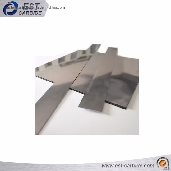 幅10～300mmまでの耐摩耗性に優れたYg6炭化タングステンプレート